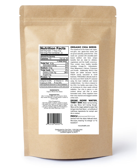 MOCU Organic Chia Seeds