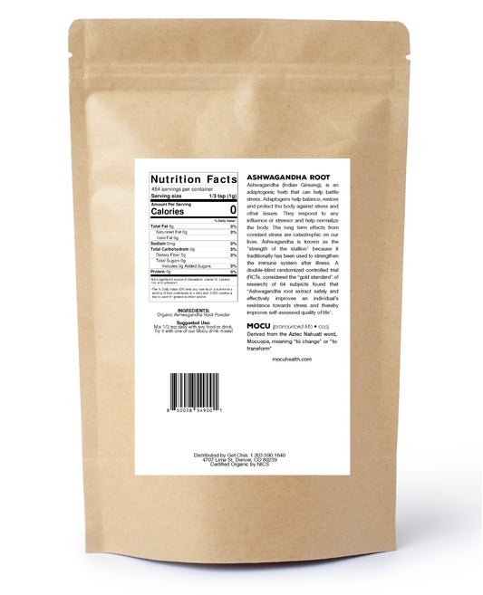 MOCU Organic Ashwagandha Root Powder