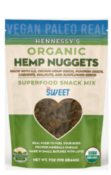 package of hennessys hemp sweet nuggets
